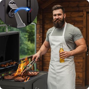 Berdsen Grill węglowy z pokrowcem BD-891 czarny 9