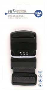 UNIWERSALNY PAS ZABEZPIECZAJĄCY DO WALIZKI SPINAJĄCY 180x5CM NA SZYFR PROWORLD SZARY 4