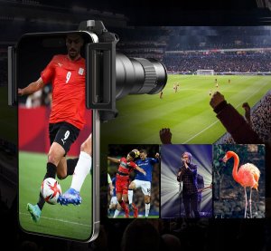 Zestaw Obiektywów APEXEL 2w1 Obiektyw TELE 6x + Makro 150mm do Telefonu / APL-TM6 7