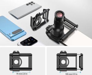 Zestaw Obiektywów APEXEL 2w1 Obiektyw TELE 6x + Makro 150mm do Telefonu / APL-TM6 9