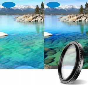 Apexel Obiektyw Soczewka Filtr CPL Polaryzacyjny 67mm Sanki Stopka ISO do Telefonu / APL-67CPL 5