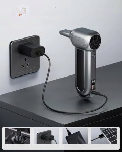 WOLFBOX MF100 sprężarka powietrza 150000 RPM akumulator bezprzewodowy nowy 5