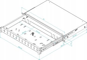PRZEŁĄCZNICA ŚWIATŁOWODOWA TFSP-19-1U-12S-SC-B STALFLEX 2
