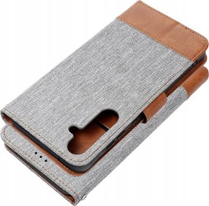 Kabura JEANS Book do XIAOMI Redmi NOTE 14 4G (GLOBAL - 163.25mm x 76.55mm x 8.16mm) szary 3