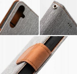 Kabura JEANS Book do XIAOMI Redmi NOTE 14 4G (GLOBAL - 163.25mm x 76.55mm x 8.16mm) szary 4