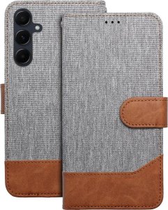 Kabura JEANS Book do XIAOMI Redmi NOTE 14 4G (GLOBAL - 163.25mm x 76.55mm x 8.16mm) szary 6