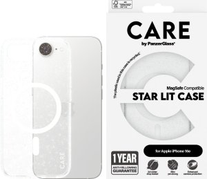 PanzerGlass Etui CARE by Flagship Urban Combat StarLight White MagSafe do iPhone 16e przezroczysty 2
