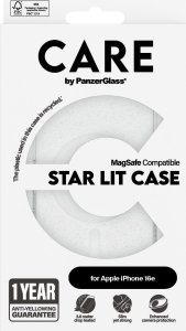PanzerGlass Etui CARE by Flagship Urban Combat StarLight White MagSafe do iPhone 16e przezroczysty 3