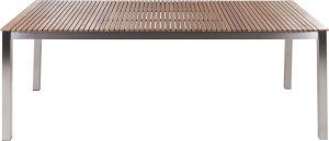 Stół ogrodowy z certyfikowanego drewna tekowego 200 x 90 cm jasny VIAREGGIO II 4