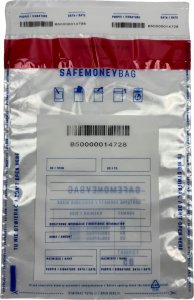 SAFEMONEYBAG Koperty bezpiecznie depozytowe transparent B5 190x260+35 100 szt 1