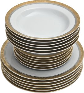 Komplet talerzy dla 6 osób Lorraine G768 4