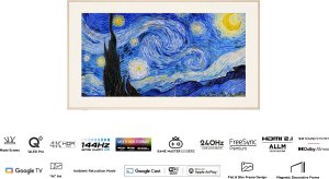 Telewizor TCL NXTFrame 75A300W QLED 75'' 4K Ultra HD Google TV 6