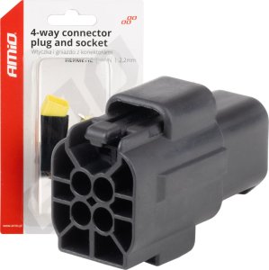 Złącze elektryczne wodoodporne zestaw 4 pin 2.2mm amio-04348 1