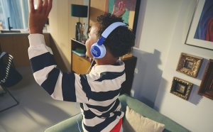 JBL Junior 320 Zestaw słuchawkowy Przewodowa Opaska na głowę Połączenia/muzyka Niebieski 9