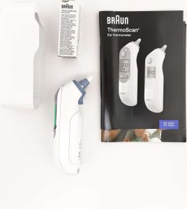 Braun IRT6525 termometr elektroniczny Termometr kontaktowy Biały Ucho Przyciski 13