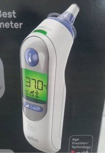 Braun IRT6525 termometr elektroniczny Termometr kontaktowy Biały Ucho Przyciski 4