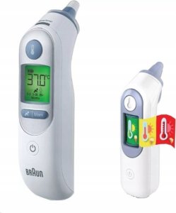 Braun IRT6525 termometr elektroniczny Termometr kontaktowy Biały Ucho Przyciski 7
