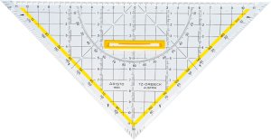ARISTO TZ-Dreieck 25cm Facette Tuschenoppen 10Stk. 1
