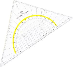 ARISTO Geodreieck 22,5cm Facette und Tuschenoppen 10Stk. 2