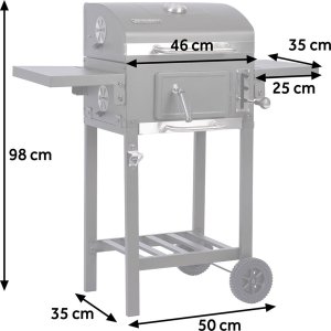 Berdsen Grill węglowy z pokrowcem BD-892 czarny 6