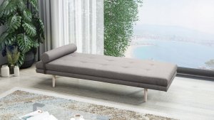 ŁÓŻKO DZIENNE DO SALONU SKANDYNAWSKA LEŻANKA Z WAŁKIEM BJORN TYPU DAYBED 1