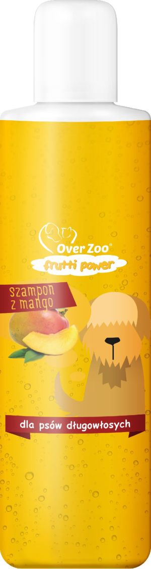 Over Zoo FRUTTI POWER - Szampon z mango DLA PSÓW DŁUGOWŁOSYCH 200ml 1