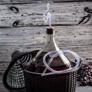 Balon 10L z wąs otwo+korek 3+rur plas+ściąg+winiom 2