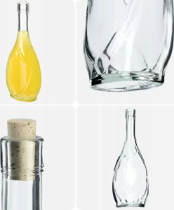 KADAX Butelka Szklana Na Wino 500ml Z Korkiem Oliwa Ocet Bimber Alkohol 6szt 3