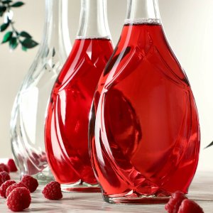 KADAX Butelka Szklana Na Wino 500ml Z Korkiem Oliwa Ocet Bimber Alkohol 6szt 6