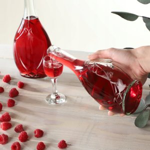 KADAX Butelka Szklana Na Wino 500ml Z Korkiem Oliwa Ocet Bimber Alkohol 6szt 8