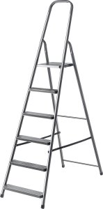 Drabina Stalowa 6 Stopniowa Domowa Drabinka Składana Stopnie Solidna 125kg 13