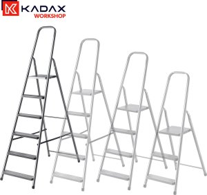 Drabina Stalowa 6 Stopniowa Domowa Drabinka Składana Stopnie Solidna 125kg 16
