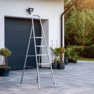 Drabina Stalowa 6 Stopniowa Domowa Drabinka Składana Stopnie Solidna 125kg 5