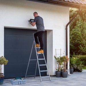 Drabina Stalowa 6 Stopniowa Domowa Drabinka Składana Stopnie Solidna 125kg 9