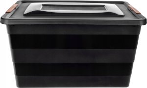 KADAX Pojemnik Z Pokrywą Do Przechowywania 55L Organizer Plastikowy Na Zabawki 6