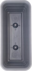 KADAX Skrzynka Balkonowa Doniczka Donica 40cm Antracyt Skrzynia Na Kwiaty 6