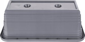 KADAX Skrzynka Balkonowa Doniczka Donica 40cm Antracyt Skrzynia Na Kwiaty 7