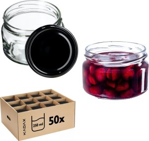 50x Słoik Na Przetwory 250ml + Wieczko fi82 Miód 1