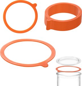 KADAX Gumki Do Weków Słoików Uszczelki Uszczelka Do Słoików Wecków 9,2cm 20szt 1