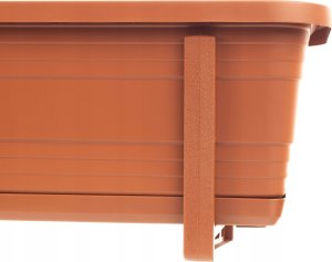 KADAX Skrzynka Balkonowa Doniczka Donica 80cm Uchwyty Podstawka Balkon Balustradę 13