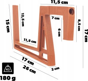 KADAX Skrzynka Balkonowa Doniczka Donica 80cm Uchwyty Podstawka Balkon Balustradę 4