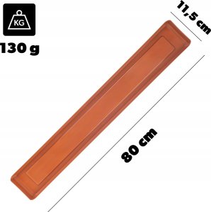 KADAX Skrzynka Balkonowa Doniczka Donica 80cm Uchwyty Podstawka Balkon Balustradę 5