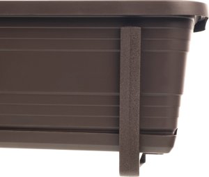 KADAX Skrzynka Balkonowa Doniczka Donica 50cm Uchwyty Podstawka Balkon Balustradę 1