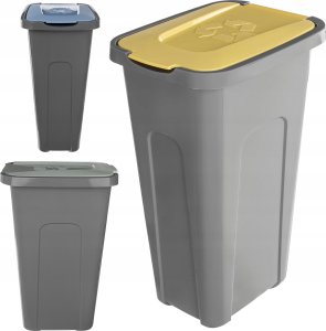 KADAX Kosze Na Śmieci Pojemnik Na Odpady 30L Do Segregacji Kubeł Śmietnik 3szt 8