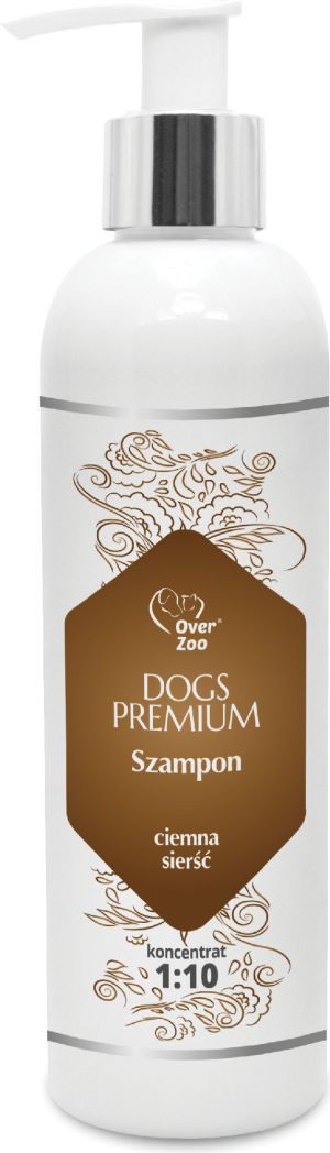 Over Zoo DOGS PREMIUM - Szampon dla psów o ciemnej sierści 250 ml 1
