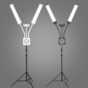Michael Marinelli Podwójna Giętka Lampa Led Kosmetyczna Fotograficzna Video 40w + Pilot / M46 / Biały 11