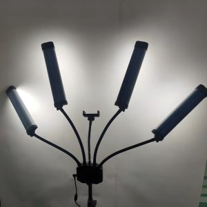 Michael Marinelli 4 Poczwórna Giętka Elastyczna Lampa Led Kosmetyczna Foto Video 65w / M65 Czarny 8