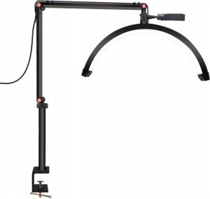 Lampa Led Kosmetyczna Bezcieniowa Do Makijażu Paznokci Przedłużania Rzęs / C180 / Czarny 3