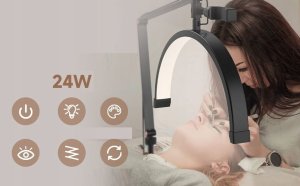 Lampa Led Kosmetyczna Bezcieniowa Do Makijażu Paznokci Przedłużania Rzęs / C180 / Biały 8