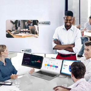 Teamgee 14"Przenośny monitor do laptopa ekrany 13"-17" FHD do komputerów 5